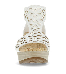 Baretraps Miriam Wedge Sandal White