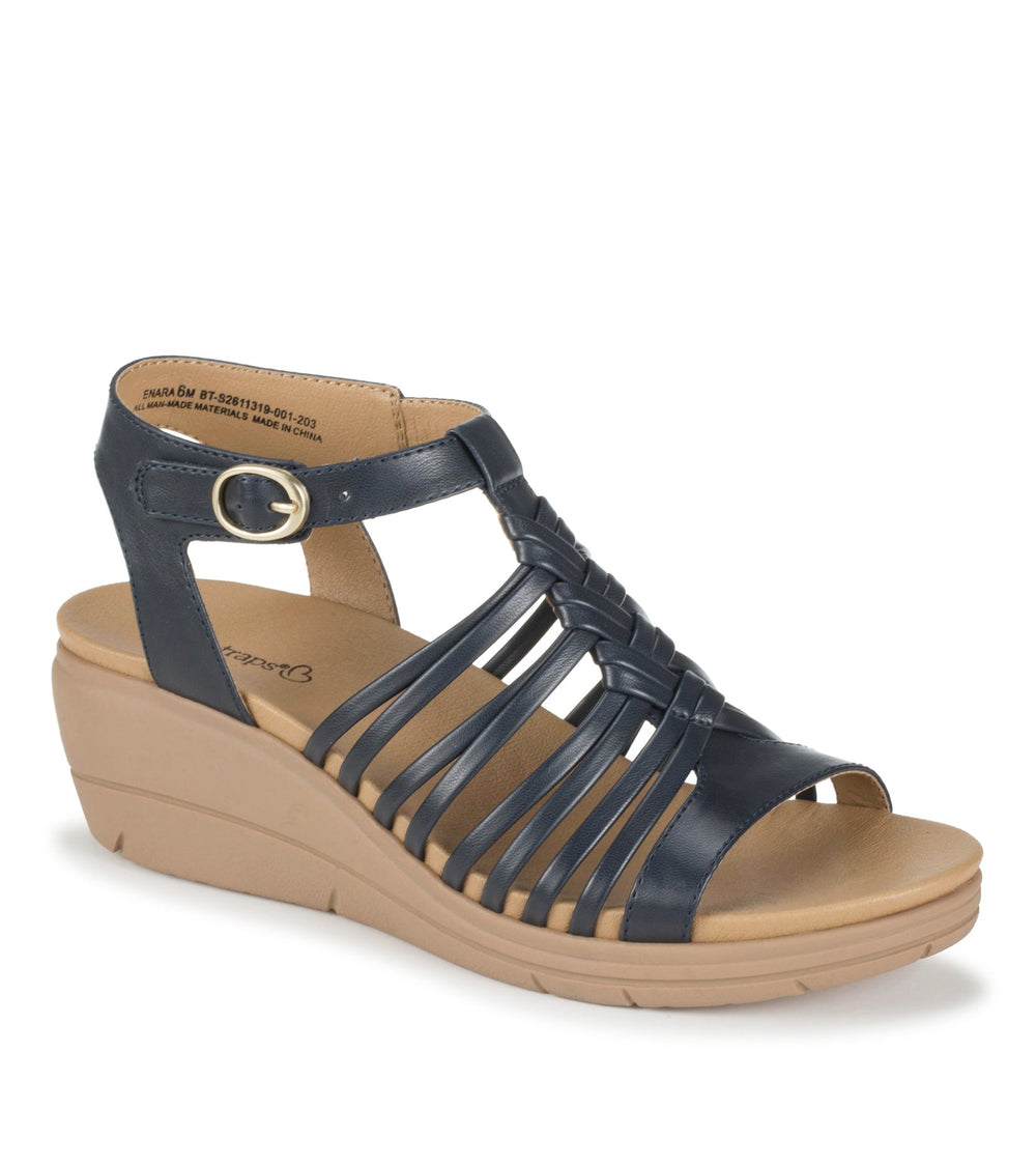 Baretraps Enara Wedge Sandal Navy