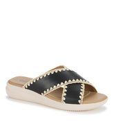 Baretraps Dolinda Slide Sandal Black Leather