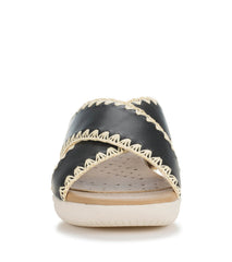 Baretraps Dolinda Slide Sandal Black Leather