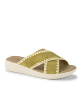 Baretraps Dolinda Slide Sandal Kelp Suede