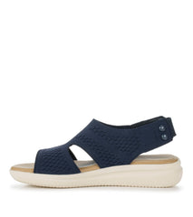 Baretraps Duffy Slip On Sandal Navy Blue