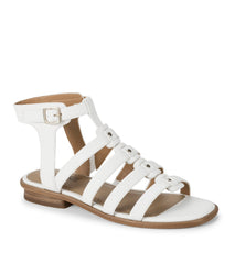 Baretraps Nathalia Gladiator Sandal White Leather