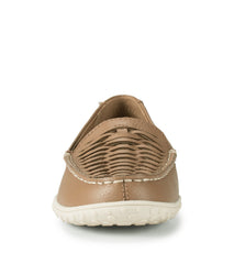 Baretraps Bridget Boat Shoe Tan Leather