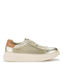 Baretraps Tiara Sneaker Champagne Leather