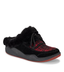 Baretraps Landon Clog Slipper Black/Red