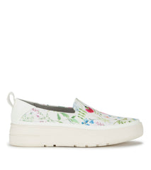 Baretraps Nevin Slip On Sneaker White Multi Flower Canvas