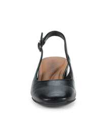 Baretraps Ester Block Heel Slingback Pump Black/Black