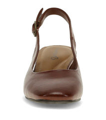 Baretraps Ester Block Heel Slingback Pump Mahogany