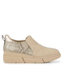 Baretraps Lizett Wedge Slip On Beige