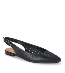 Baretraps Riva Slingback Flat Black