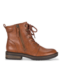 Baretraps Amysue Lace Up Bootie Cognac