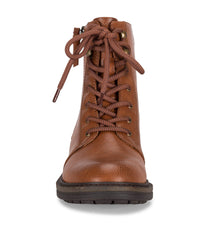 Baretraps Amysue Lace Up Bootie Cognac