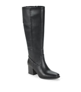 Baretraps Tammey Wide Calf Tall Boot Black Tumble