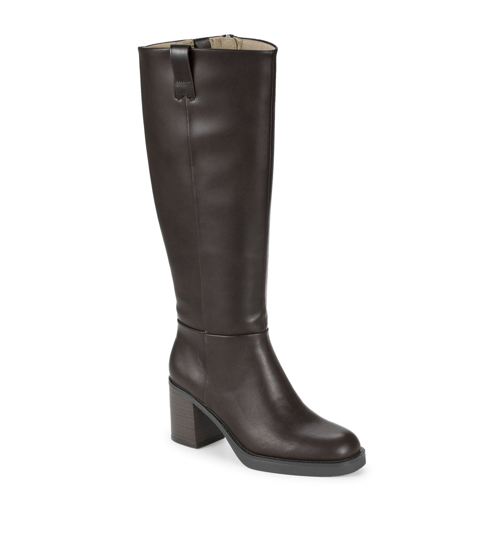 Baretraps Gretchin Wide Calf Tall Boot Dark Brown