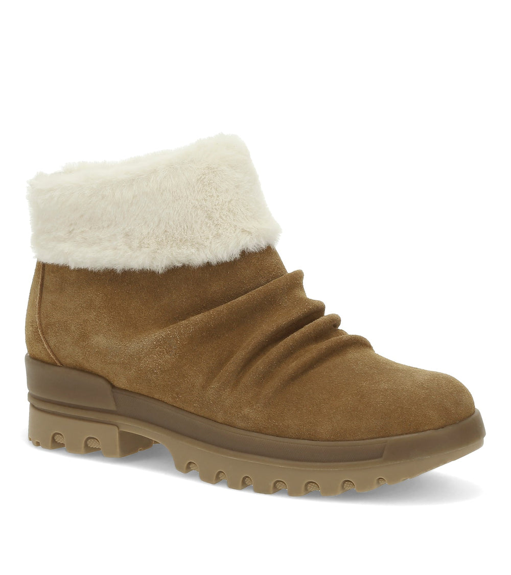 Baretraps Nuri Cold Weather Bootie Cognac Suede