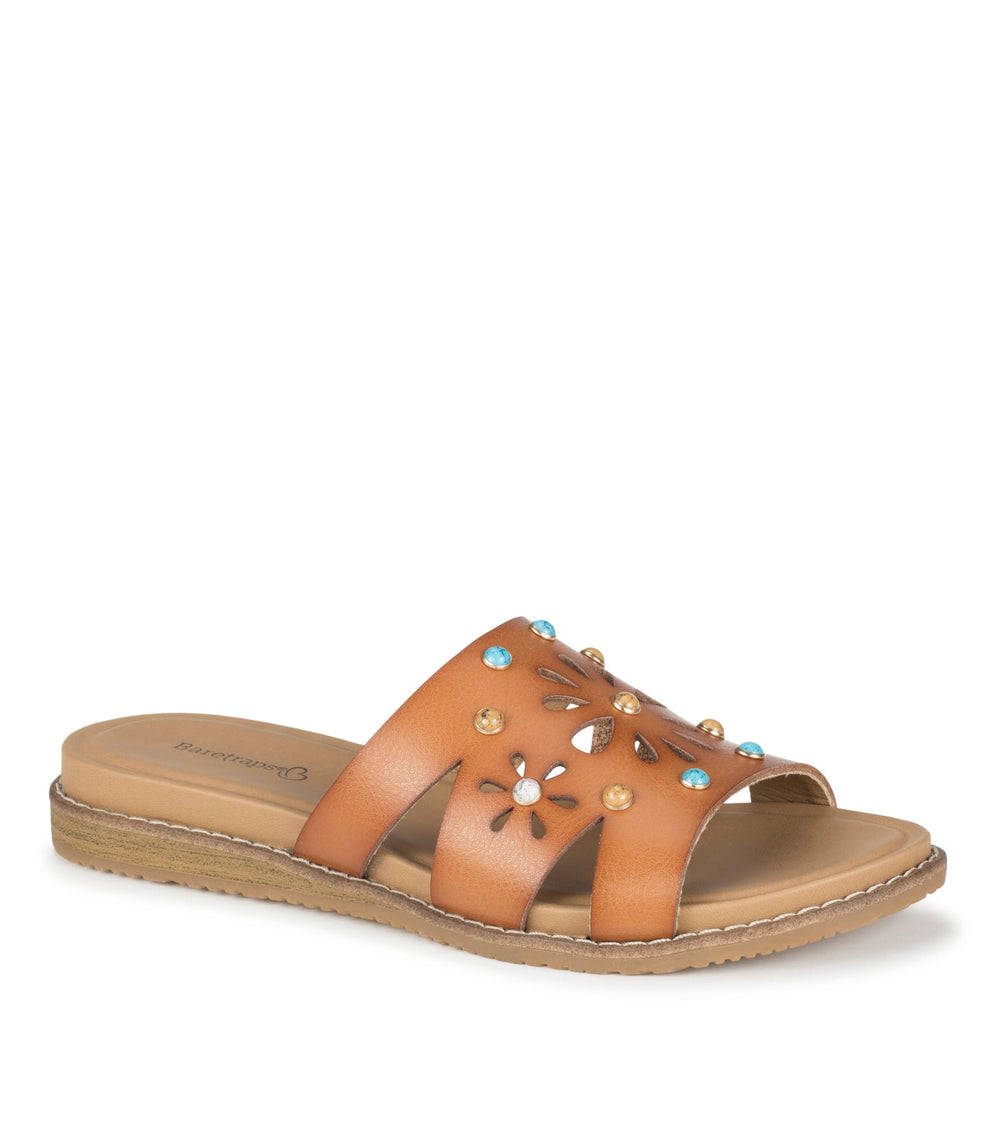 Baretraps Nadina Slide Sandal Dark Caramel