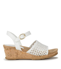 Baretraps Fernelle Wedge Sandal White