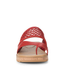 Baretraps Gibby Slide Sandal Cherry Red