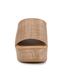 Baretraps Teah Wedge Slide Sandal Medium Brown