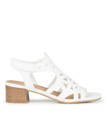 Baretraps Vayla Block Heel Sandal White