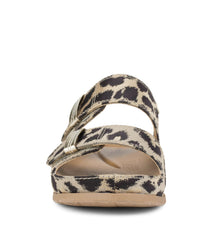 Baretraps Wisteria Slide Sandal Natural Multi Leopard