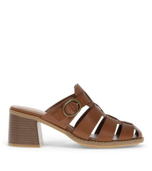 Baretraps Whitnie Block Heel Sandal Dark Beechnut