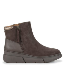 Baretraps Lakelyn Wedge Bootie Dark Brown