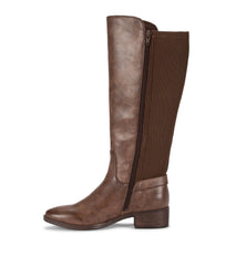 Baretraps McKayla Wide Calf Tall Boot Dark Brown