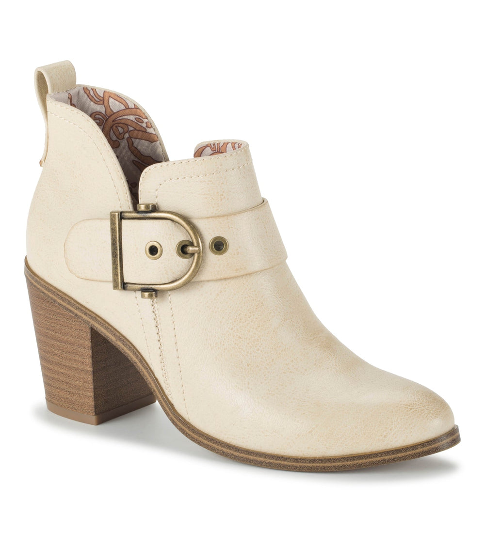 Baretraps Karina Block Heel Ankle Bootie Milkyway