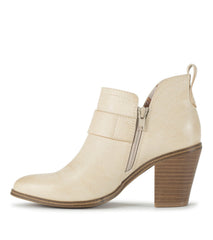 Baretraps Karina Block Heel Ankle Bootie Milkyway