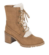 Baretraps Hadlee Lace Up Bootie Cognac