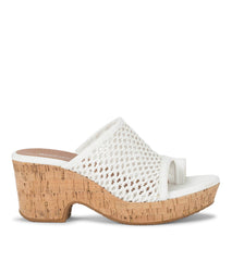 Baretraps Bethie Wedge Sandal White