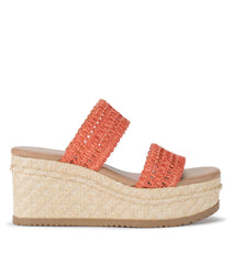 Baretraps Sophie Wedge Sandal Orange Aid