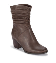Baretraps Leslie Block Heel Slouch Boot Dark Taupe