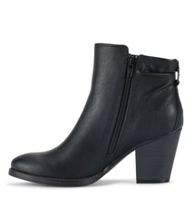 Baretraps Crystal Block Heel Bootie Black