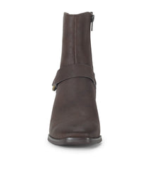 Baretraps Tiana Block Heel Bootie Dark Brown