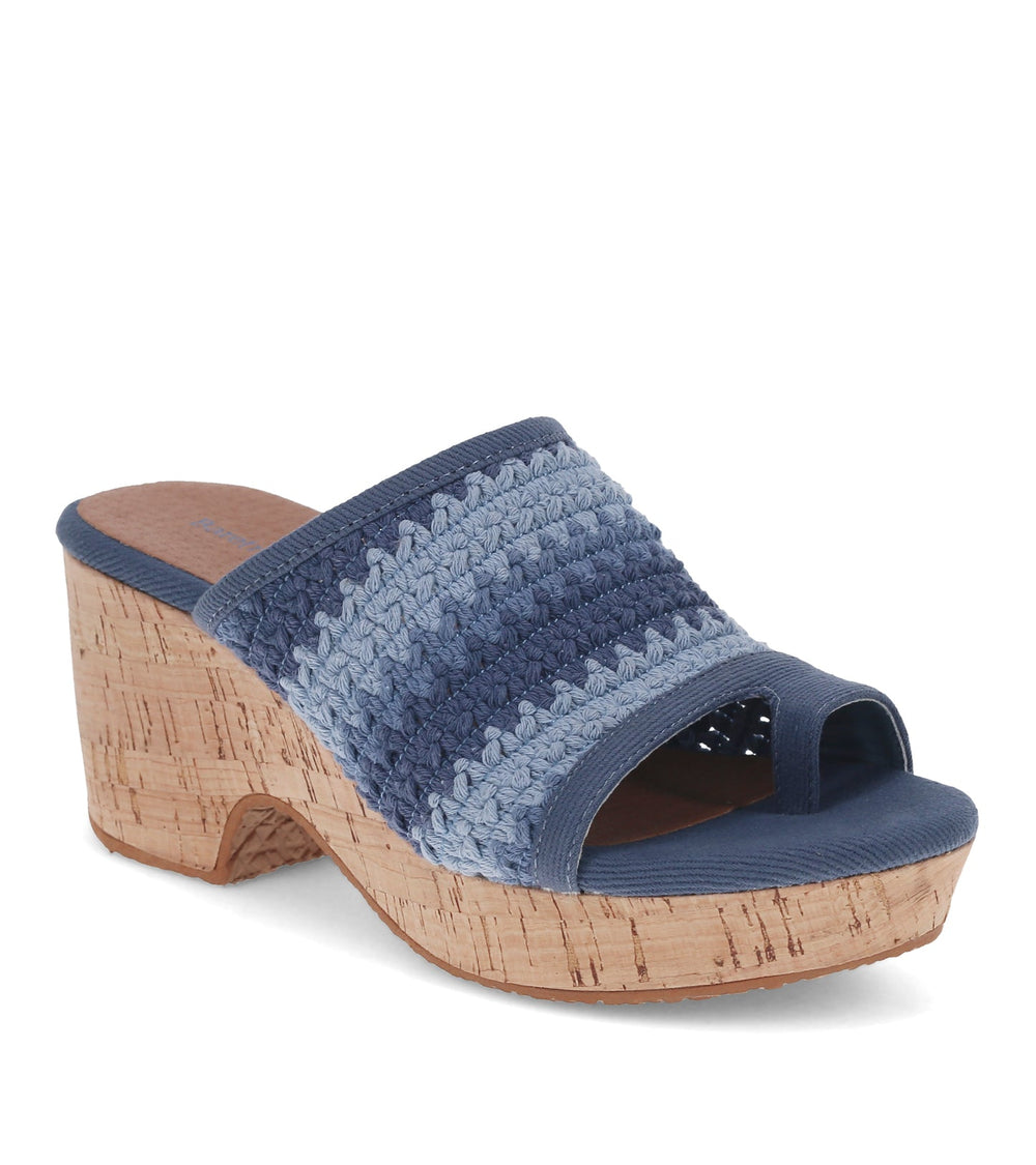 Baretraps Bethie Wedge Sandal Ocean Multi