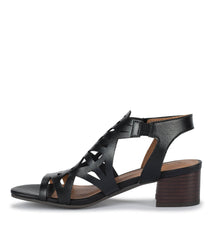 Baretraps Velvet Block Heel Sandal Black