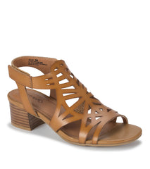 Baretraps Velvet Block Heel Sandal Caramel