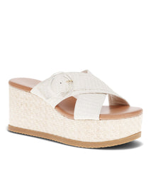 Baretraps Sydney Wedge Sandal Cream