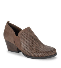 Baretraps Ridgely Block Heel Bootie Dark Taupe