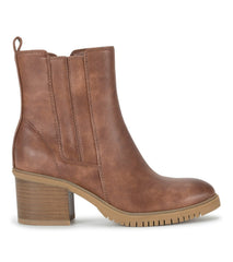 Baretraps Feeney Block Heel Boot Brush Brown