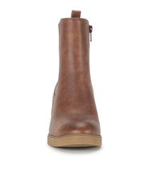 Baretraps Feeney Block Heel Boot Brush Brown