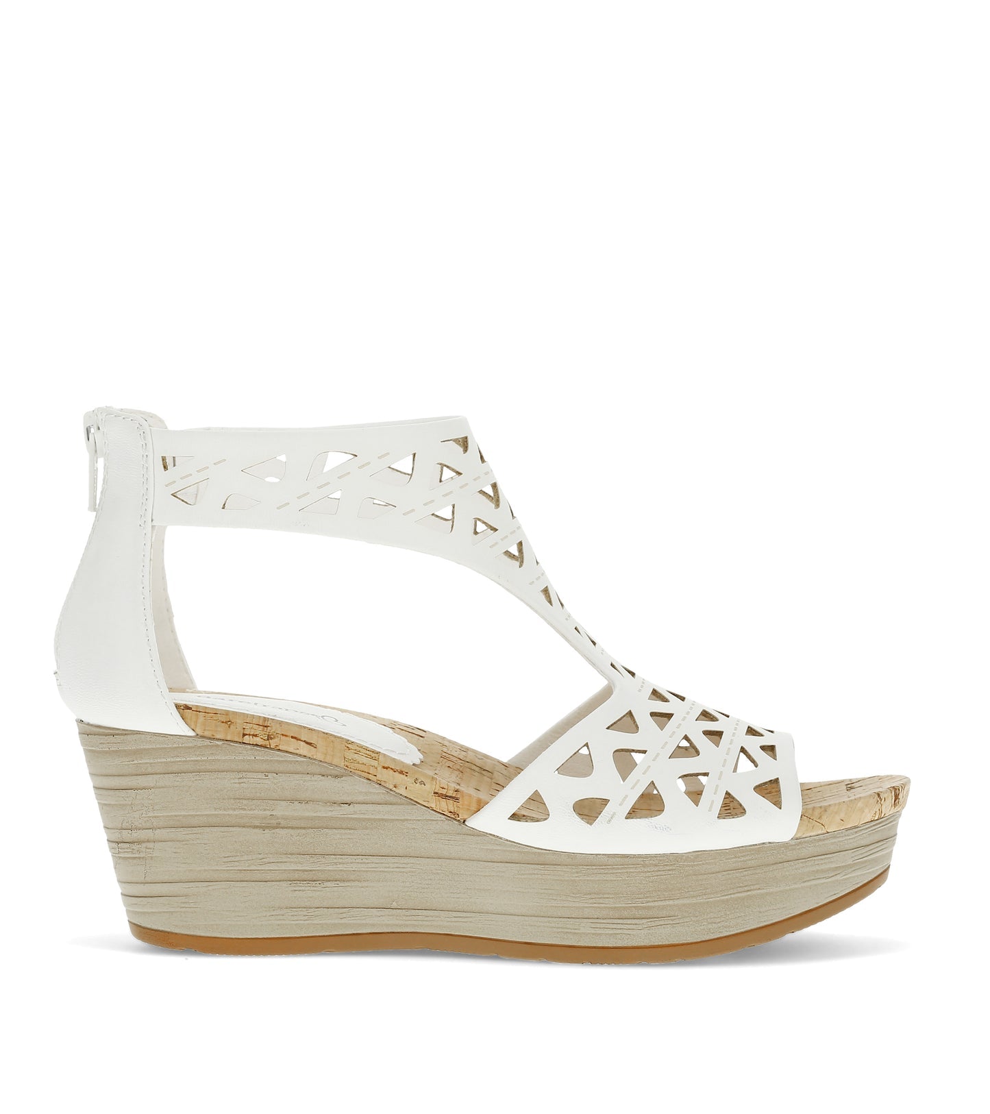 Baretraps Miriam Wedge Sandal White