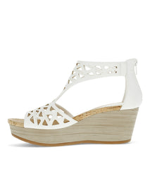 Baretraps Miriam Wedge Sandal White