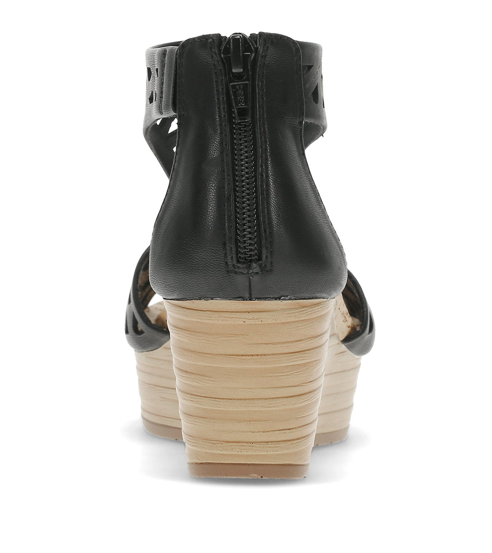 Baretraps Miriam Wedge Sandal Black