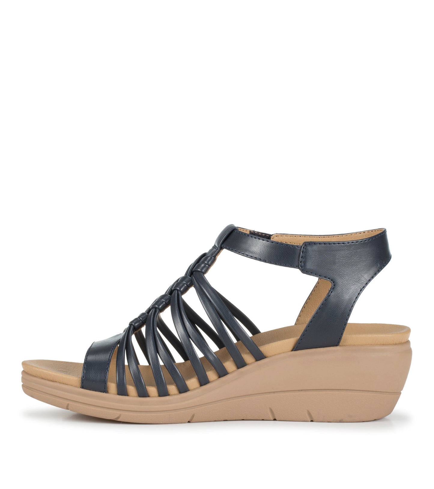 Baretraps Enara Wedge Sandal Navy