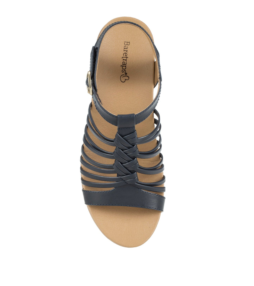 Baretraps Enara Wedge Sandal Navy