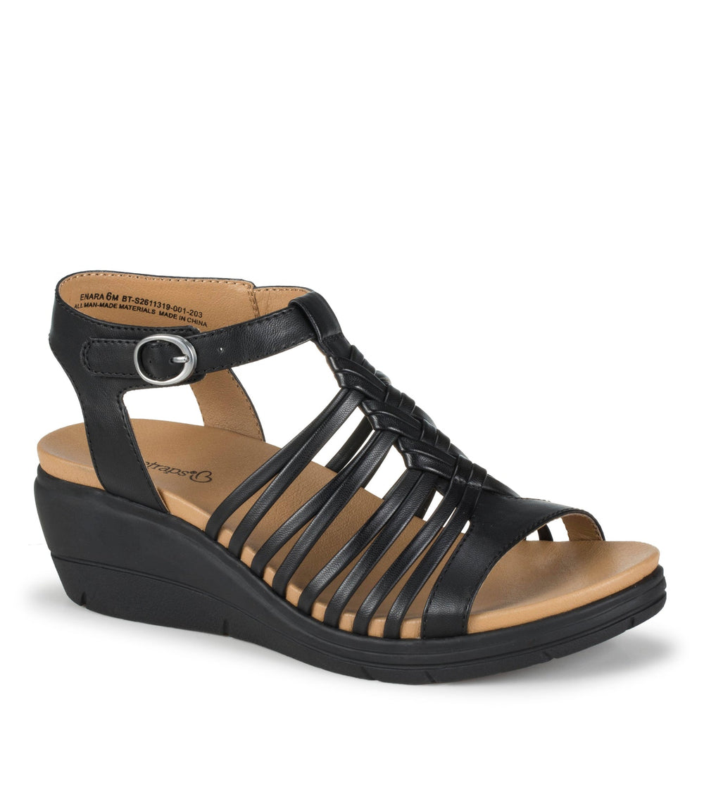 Baretraps Enara Wedge Sandal Black